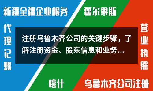 注冊烏魯木齊公司的關鍵步驟，了解注冊資金、股東信息和業(yè)務范圍