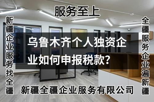 烏魯木齊個(gè)人獨(dú)資企業(yè)如何申報(bào)稅款？