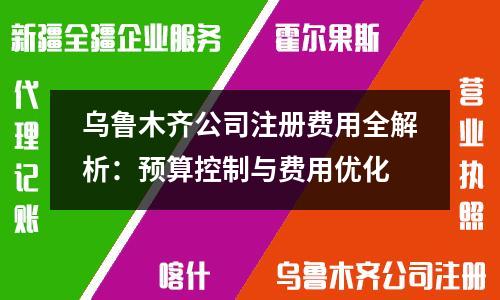 烏魯木齊公司注冊費用全解析：預算控制與費用優(yōu)化