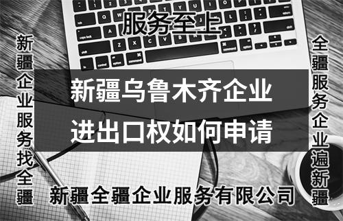 新疆烏魯木齊企業(yè)進(jìn)出口權(quán)如何申請(qǐng)