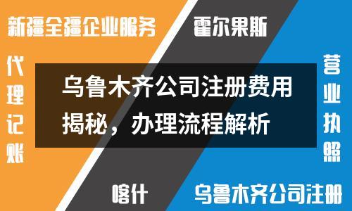 烏魯木齊公司注冊(cè)費(fèi)用揭秘，辦理流程解析