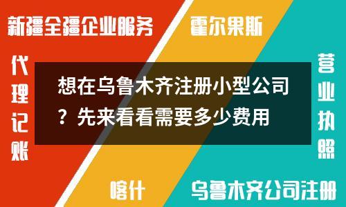 想在烏魯木齊注冊(cè)小型公司？先來看看需要多少費(fèi)用