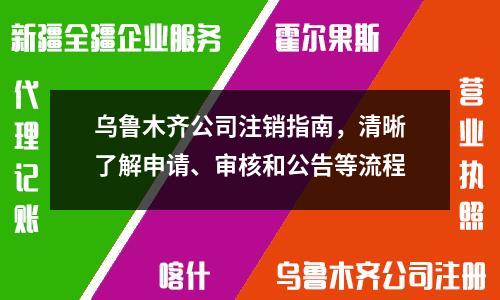 烏魯木齊公司注銷指南，清晰了解申請(qǐng)、審核和公告等流程
