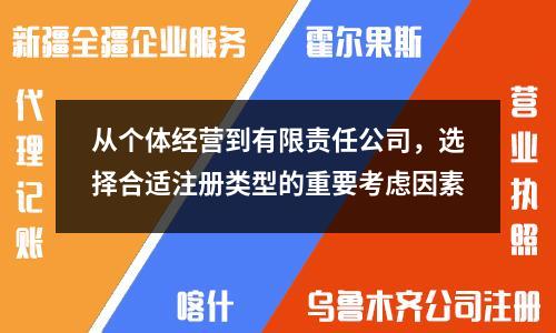 從個(gè)體經(jīng)營(yíng)到有限責(zé)任公司，選擇合適注冊(cè)類(lèi)型的重要考慮因素