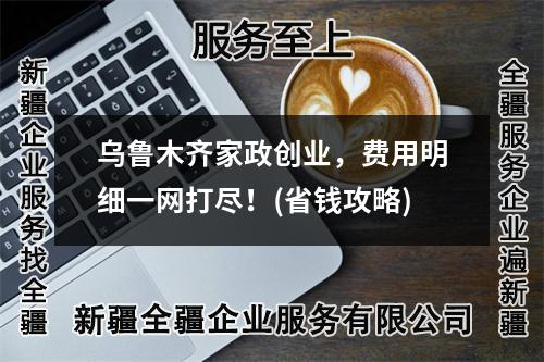 烏魯木齊家政創(chuàng)業(yè)，費用明細一網(wǎng)打盡！(省錢攻略)